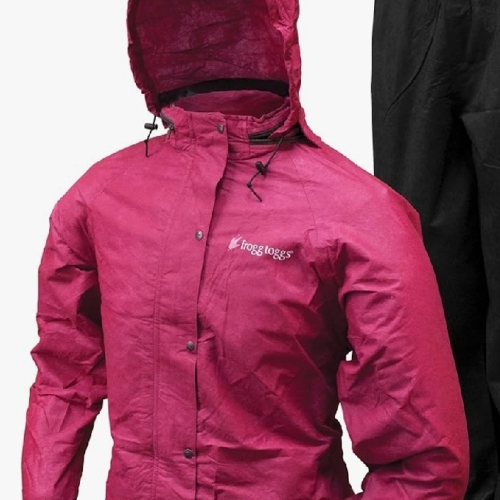 Frogg Toggs Pink Hooded Jacket